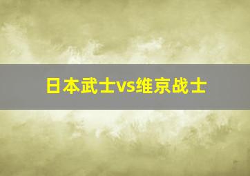 日本武士vs维京战士