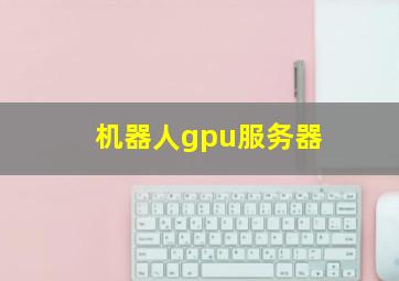 机器人gpu服务器