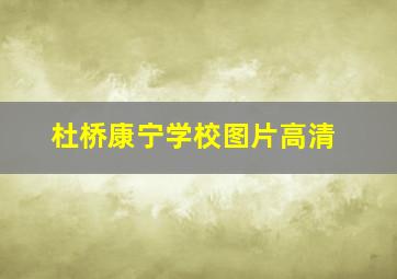 杜桥康宁学校图片高清