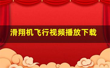 滑翔机飞行视频播放下载