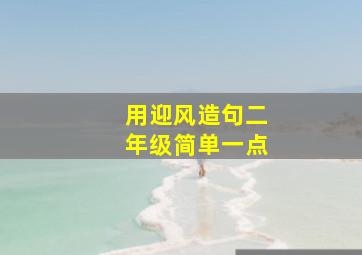 用迎风造句二年级简单一点