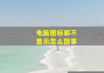 电脑图标都不显示怎么回事