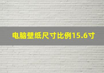 电脑壁纸尺寸比例15.6寸