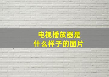 电视播放器是什么样子的图片