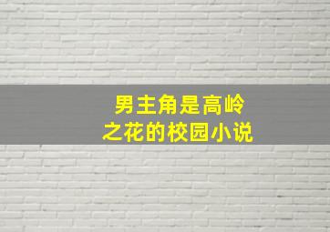 男主角是高岭之花的校园小说