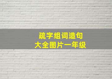 疏字组词造句大全图片一年级