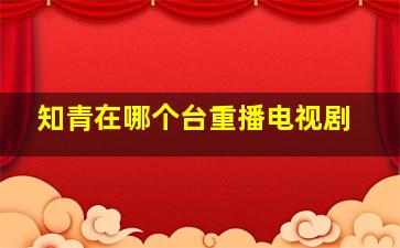 知青在哪个台重播电视剧