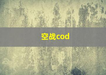 空战cod