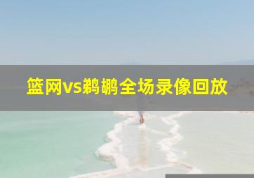 篮网vs鹈鹕全场录像回放