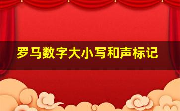 罗马数字大小写和声标记