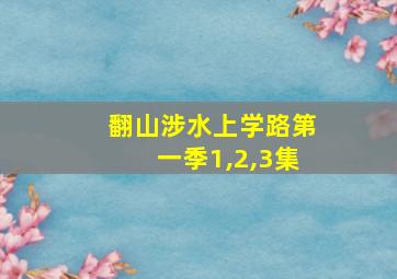 翻山涉水上学路第一季1,2,3集