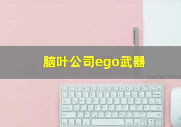 脑叶公司ego武器