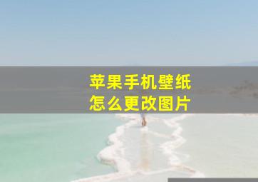 苹果手机壁纸怎么更改图片