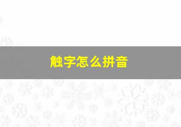 触字怎么拼音