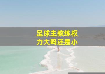 足球主教练权力大吗还是小