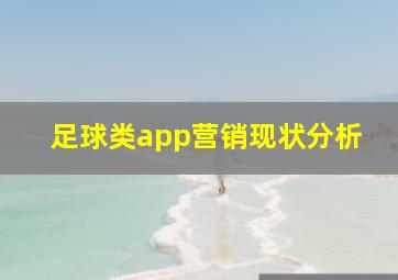 足球类app营销现状分析