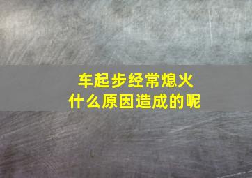 车起步经常熄火什么原因造成的呢