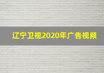 辽宁卫视2020年广告视频