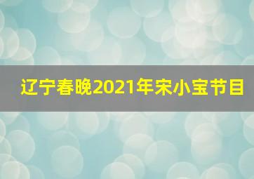 辽宁春晚2021年宋小宝节目