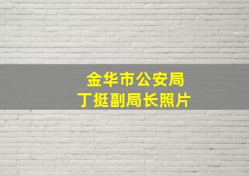 金华市公安局丁挺副局长照片