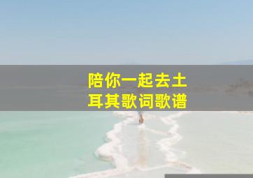 陪你一起去土耳其歌词歌谱