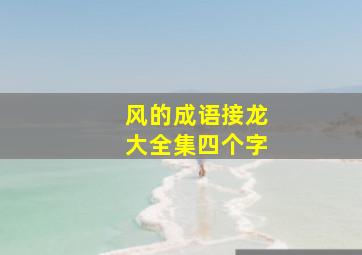 风的成语接龙大全集四个字